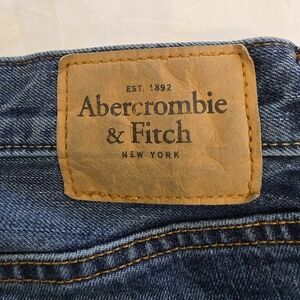 Abercrombie & Fitch Blue Denim Slim Stright Fit Jeans Men W31 L32